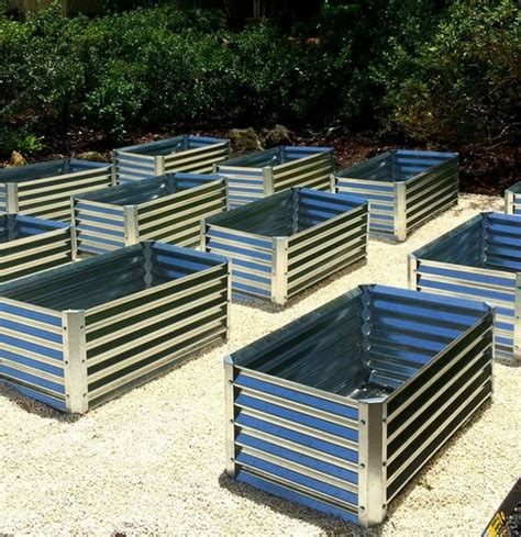 stainless steel garden box|Stainless Steel Raised Garden Beds .